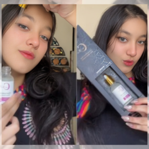 carexia niacinamide serum recommended by Emaan Ali, a famous influencer in pakistan